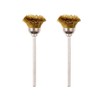 PROXXON No.28963 Brass Wire Brush, Cup Shape 0.5 inches (13