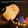Soft Silicone Penguin Night Lights for Kids 7 Color LED