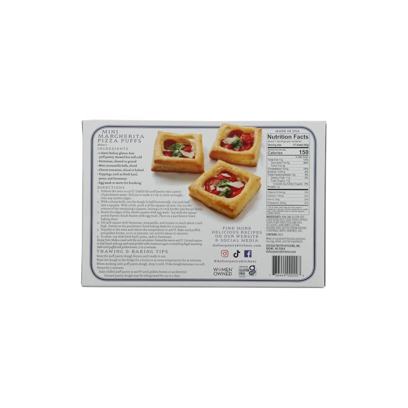 Dufour Puff Pastry Dough, 10 OZ
