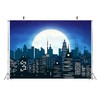 Loccor 6x4ft Fabric Super City Backdrop Superhero Backdrop Super City