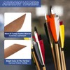 PATIKIL Arrows Vanes, 50 Pack 11 Inch Turkey Feather Arrow