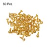 sourcing map 60pcs 3MM Electric Guitar Bass Pickguard Screws Scratch