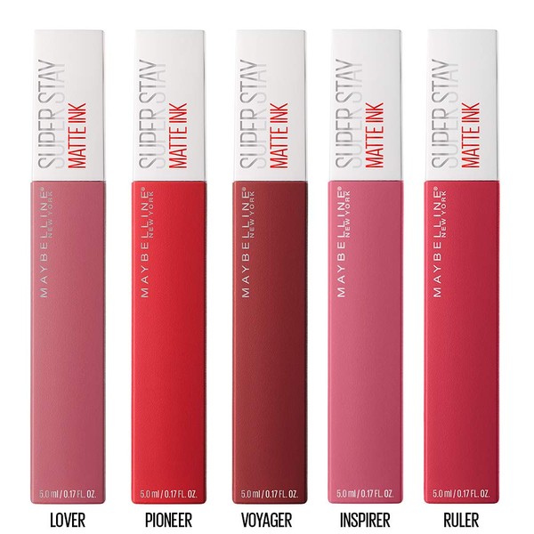 Maybelline 5 pack labiales liquidos matte larga duracion superstay matte