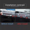 car-attention Aluminum Alloy 3rd Third Brake Light Cover Trim Fit