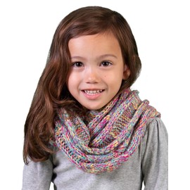 Funky Junque Exclusives Kids Scarf Toddler Boys Girls Infinity Wrap - Rainbow #11