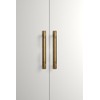 Goo-Ki Antique Brass Zinc Alloy Cabinet Handle with Backplate -