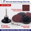 SPEEDWOX #36#60#80 120# 240# 50pcs Roll Lock Sanding Disc Roll