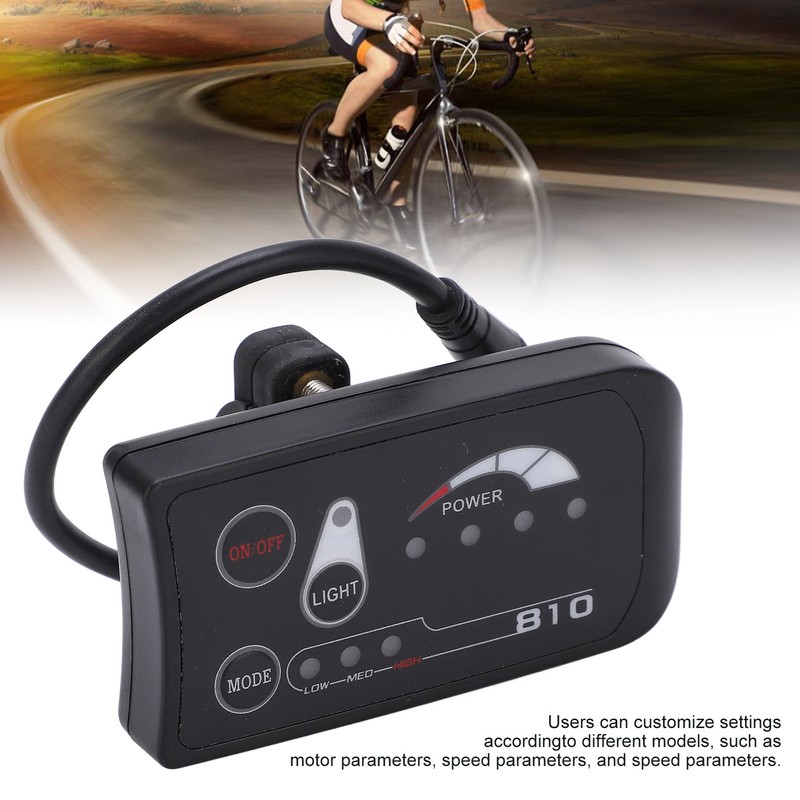Electric Bicycle LED Display Control Panel 36V 48V S810 LED