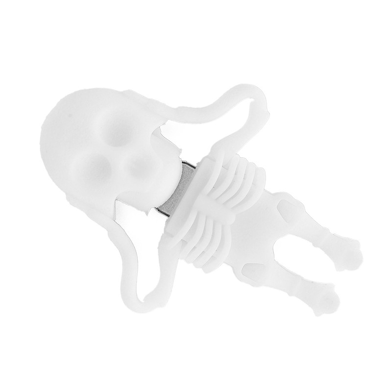 Cartoon U Disk White Skull Appearance High Speed Bulk Storage