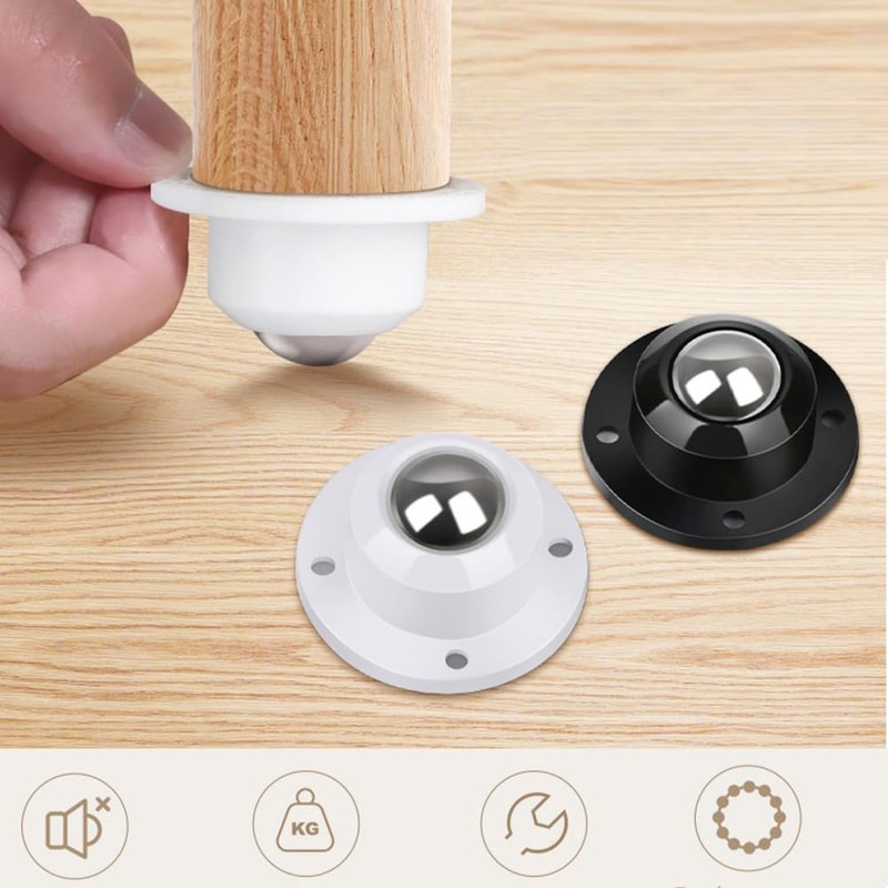 Dear Self Adhesive Caster Wheels for Furniture, Storage Box, Trash