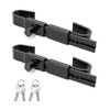 QWORK Shipping Container Lock, 2 Pack 9.8" to 17.3" Adjustable