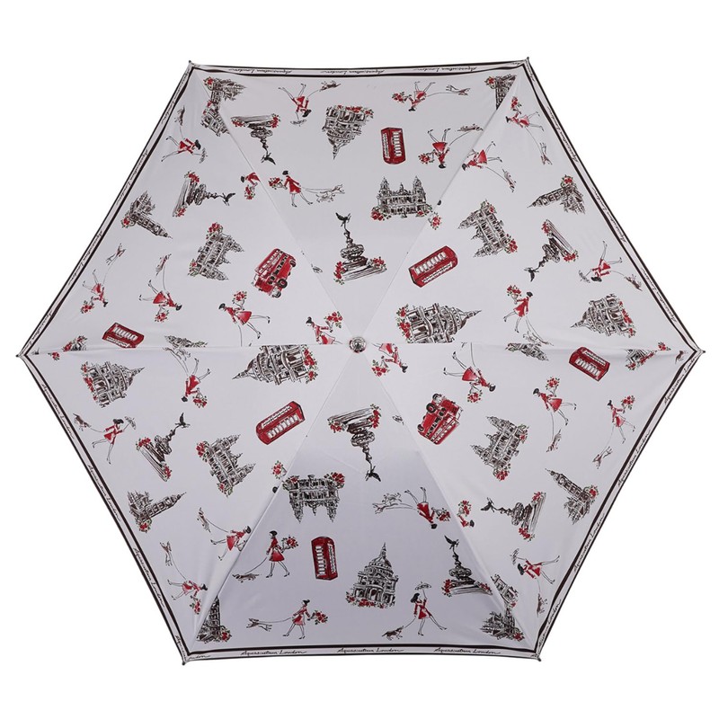 AQUASCUTUM FOLDING UMBRELLA 1AQ 27156 Parasol, Folding, Completely Blackout, Lightweight,