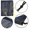 ATHLETIC MART Large Mesh Laundry Bag, Navy, navy