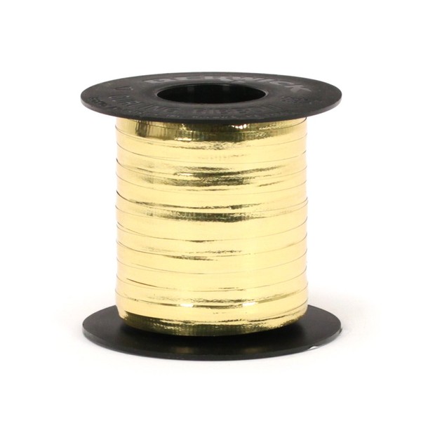 Berwick 3/16-Inch Wide by 250-Yard Spool Glitter Crimped Curling Ribbon, Gold