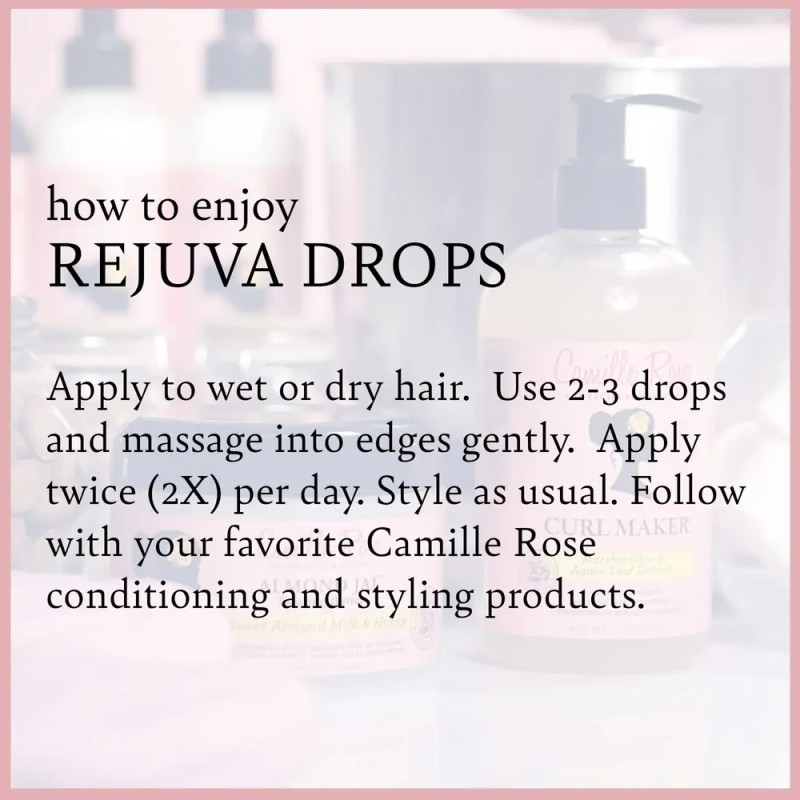 Hair Growth Serum Camille Rose Rejuva Grow Back Drops 55ml