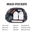 XMRSOY Mochila de gimnasio con cordón resistente al agua, nailon,