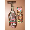 Tiki Mask Shark Bite Paddle Wall Hanging Set