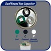Appli Parts Dual Run Capacitor for ac 40+5 Mfd uF