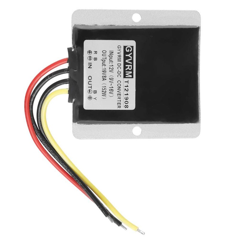 DC12V to DC 19V Voltage Converter, 8A 152W Voltage Step