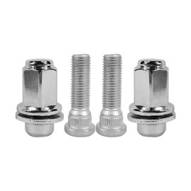 Mysttoo 4PCS M12x1.5 Chrome Wheel Lug Stud Nut Set Compatible with Toyota Corolla Camry 4Runner Land Cruiser RAV4 Avalon Sienna Lexus GS350 GX460 ES300 SC400 tC 90942-01058 90942-02049