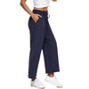 LNX Womens Linen Pants High Waisted Wide Leg Drawstring Casual