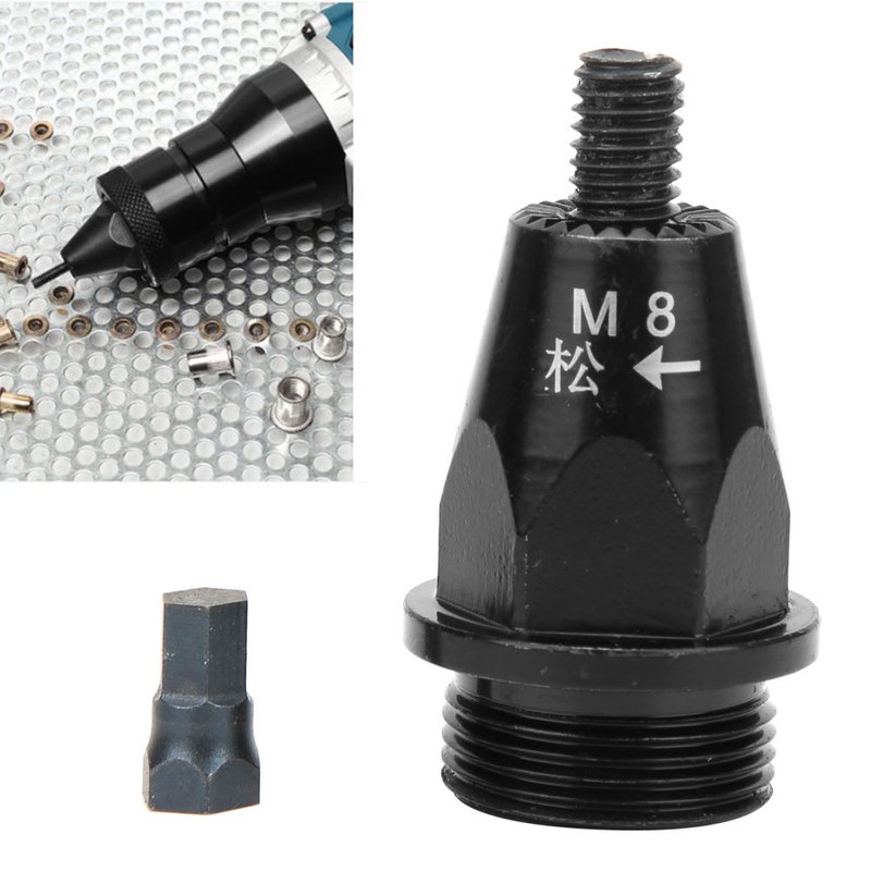 Air Riveter Rivet Nut Gun Head Hard Alloy Pneumatic Pull