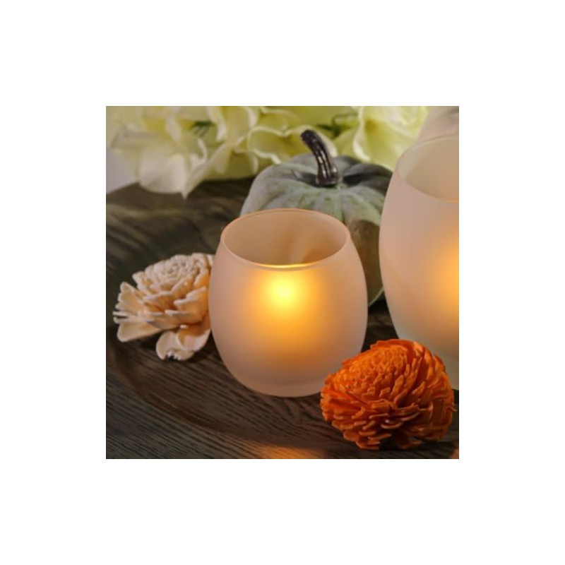 Eastland® Petite Hurricane Votive Holders Frosted Set of 36