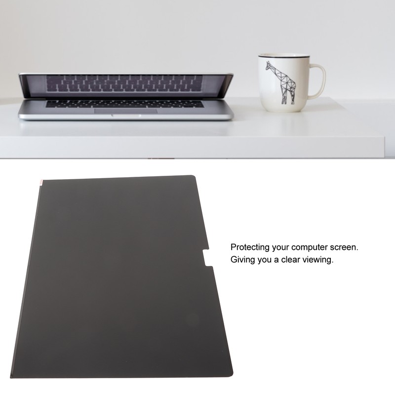 Computer Screen Filter 16.2in PET Magnetic Removable Blue Light Blocking