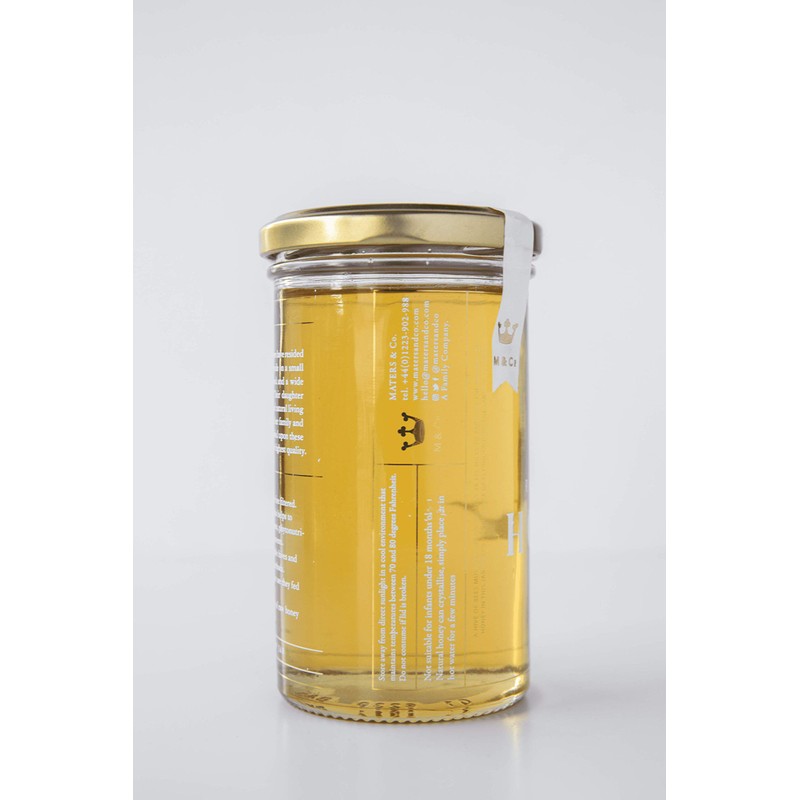 Maters & Co Unpasteurised 100% Pure Cambridgeshire Spring Honey 325g,