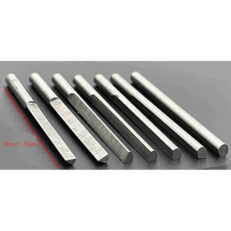 7PCS Increased Tenacity Tungsten Steel Jewelry Engraver Tool Engraving Knives