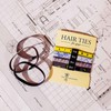 The Longhairs Blue Collars Hair Ties, Double-Stitched Elastic, No-Slip Design
