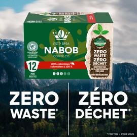 Nabob 100% Colombian Coffee 100% Compostable Pods, 117g Box