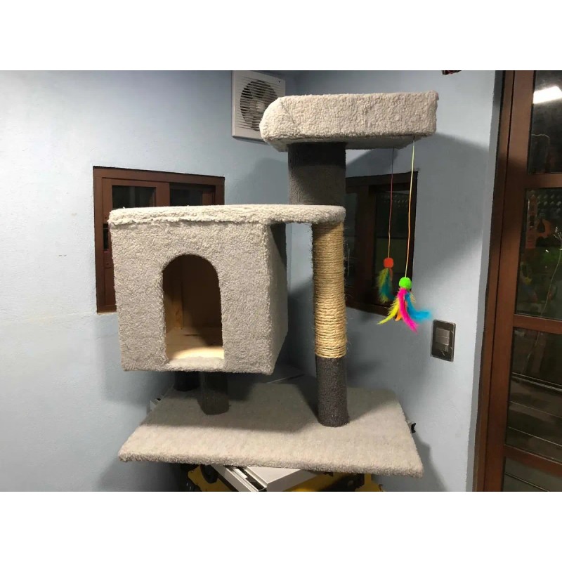 Juguete Colgante Con Plumas Para Gato (Usado)