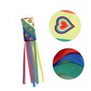 Kisangel 1pc Rainbow Windsock Garden Flag Wind Direction Indicator for