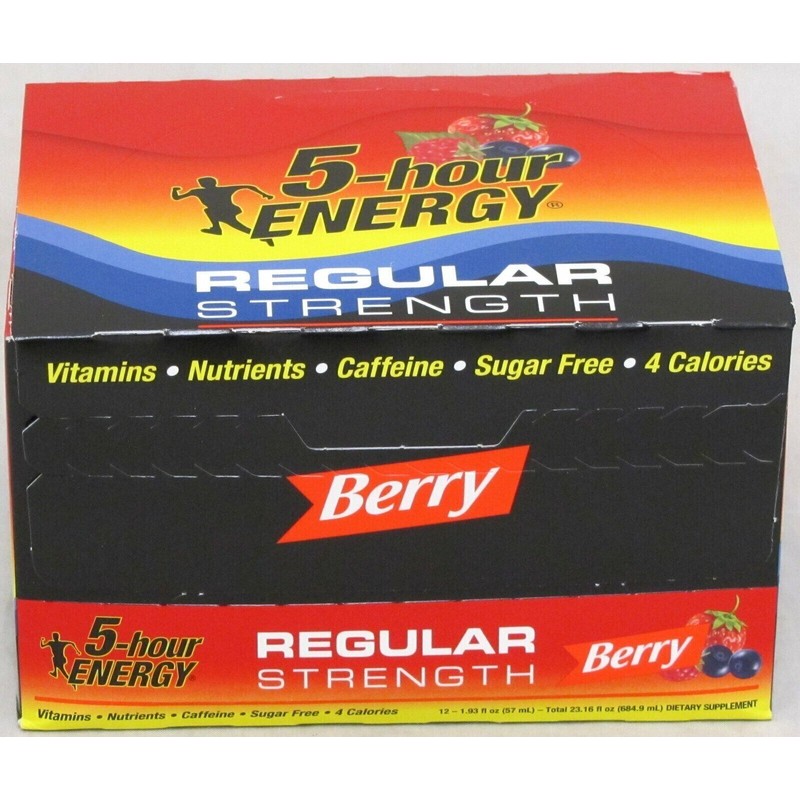 5-hour ENERGY 5 Hour Energy Berry Flavor 12 Count Box