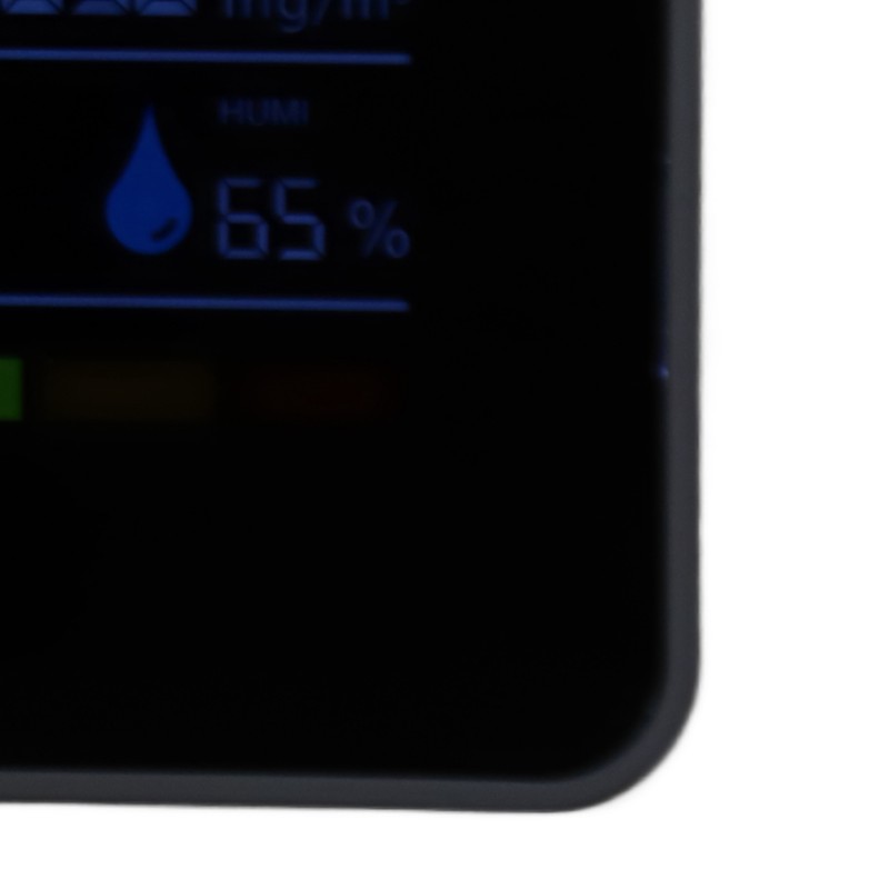 CO2 Detector Portable Battery Operated Carbon Dioxide HCHO TVOC Temp