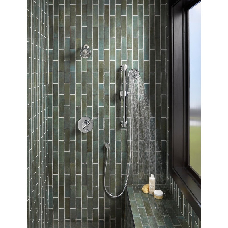 Gerber Octette 8-Function Handheld Shower Head, ADA-Compliant Showerhead with Multiple