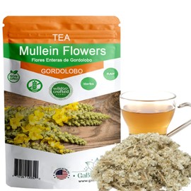 Mullein Flowers Dried | Herbal| GORDOLOBO, Resealable Bag, Verbascum Thapsus (1 Pound/16oz)