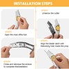 8 Pack Heavy Duty Fixed Roofing Knife with 20 Pcs