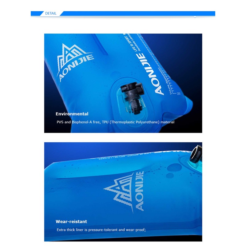 Win.Deeper 1.5L/2L/3L Hydration Bladder, Water Bladder, Sports Water Bladder, Ideal