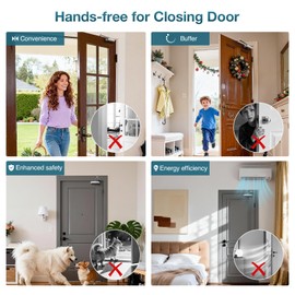 Calzibeno Automatic Door Closer, Door Closer for Home