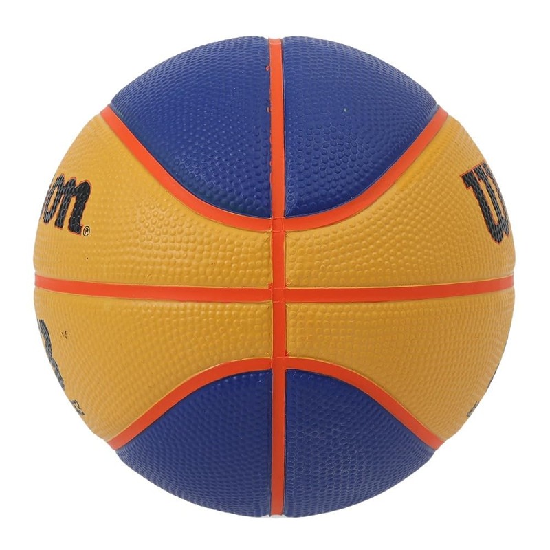 Wilson Unisex-Adult FIBA 3X3 Mini Rubber Basketball, Brown, Mini