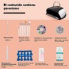 Kit de Uñas Lámpara De Uñas LED UV 256w Pinceles