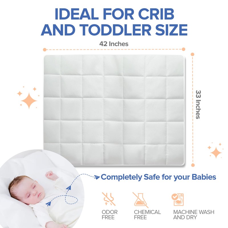 Continental Bedding Toddler Comforter, Microfiber Duvet Insert, Sleep Blanket with