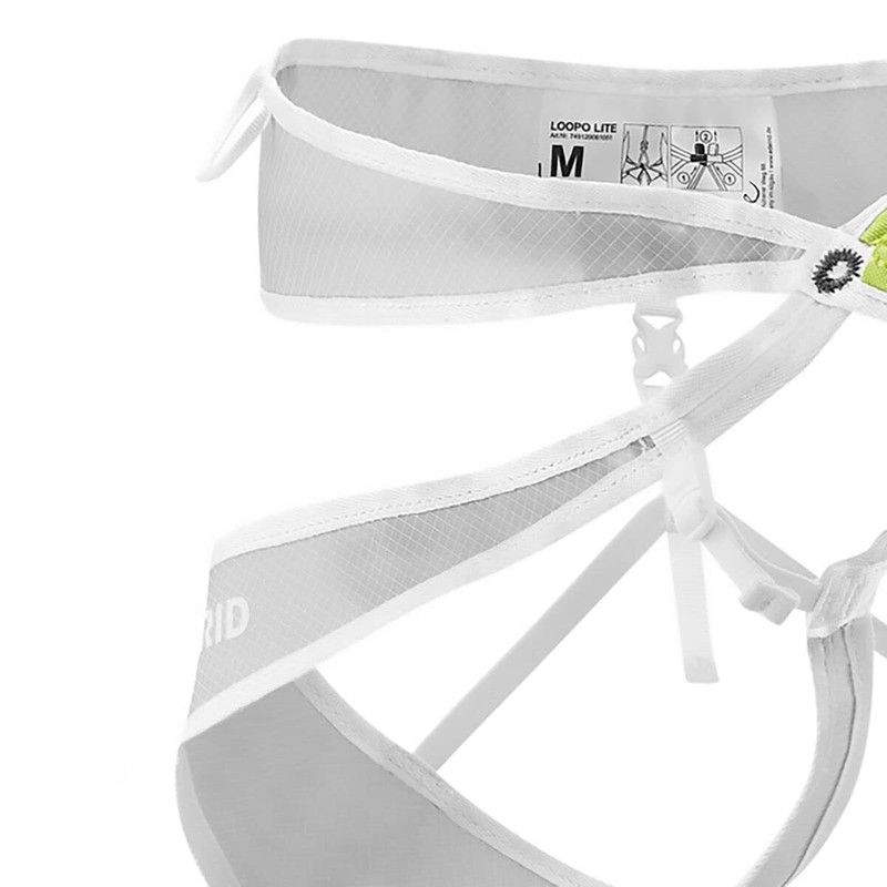 EDELRID Loopo Lite II Climbing Harness, Light Grey, Size: S
