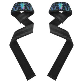 Correas de muñeca para levantamiento de pesas, de neón, degradado, 26 pulgadas, antideslizantes, accesorios de gimnasio para levantamiento de pesas, culturismo, levantamiento de pesas y peso muerto