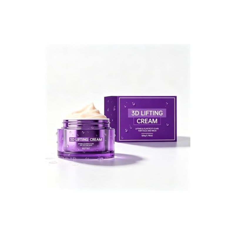 3D Lifting Night Cream, Probiotic Facial Treatment for Face (1