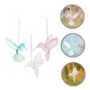 CIYODO Pack of 3 Hummingbird Figures for Hanging Made of
