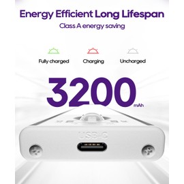 MerryNite Under Cabinet Lighting2 Pack, 56 LED Lights Motion Sensor Light Indoor, 3200mAh Under Cabinet Lights, 7000K Wireless Rechargeable Under Counter Lights, Lights for Bedroom, Closet Lights