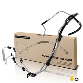 A-Premium Power Steering Return Hose Line Assembly Compatible with Buick LaCrosse 2008-2009, Allure 2009 & Pontiac Grand Prix 2007-2008, V6 3.8L, with O-ring, Gear to Cooler